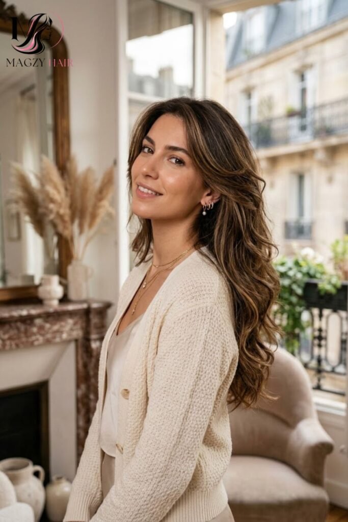 Long Layers for Thick, Dense Hair
