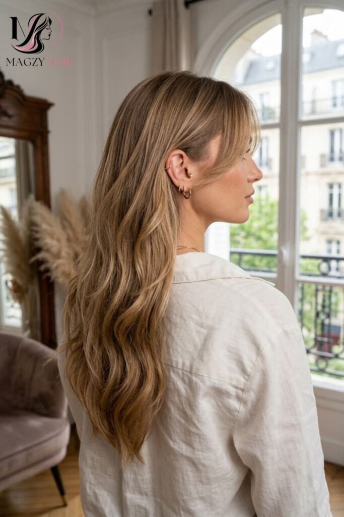 Long Layers With a V Cut Perimeter