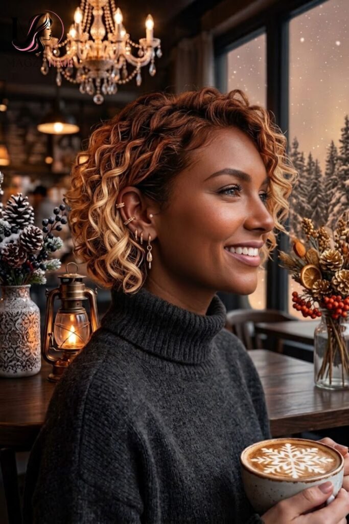 Winter Hair Colors for Short Hair for Warm Skin Undertones