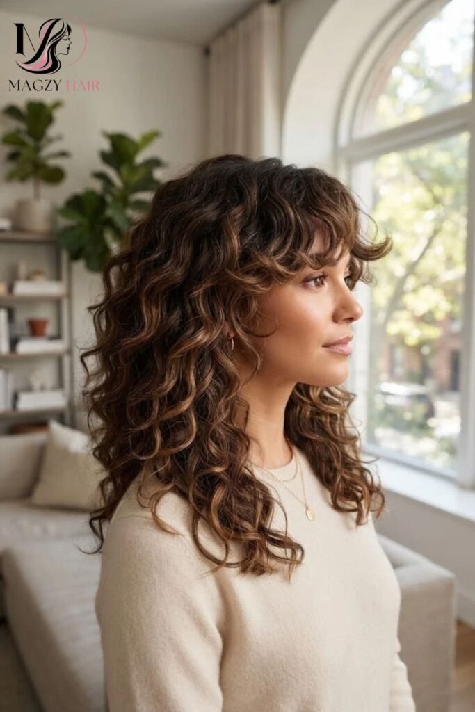 Butterfly Haircut Ideas for Curly Hair