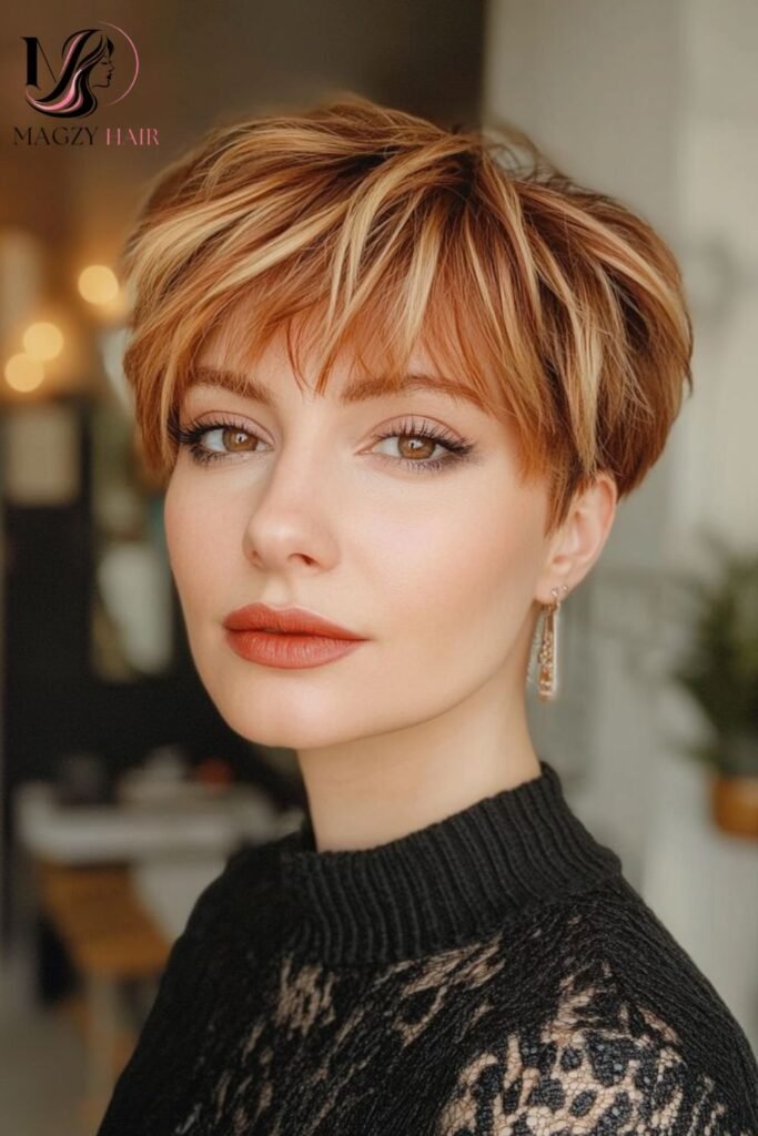 Pixie Haircuts for Thick Hair With Bangs