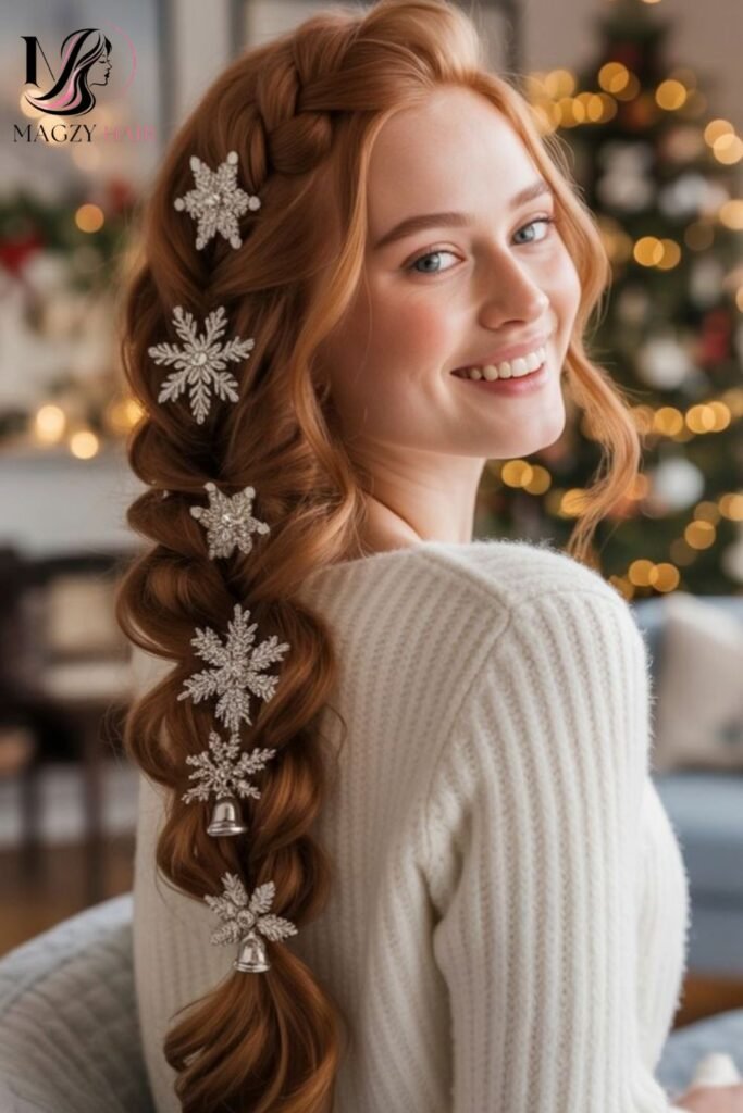 Christmas Hairstyles With Braided Details