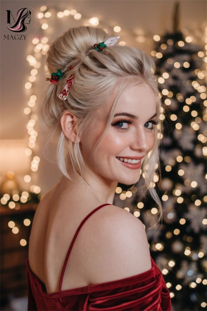 Christmas Hairstyles for Short Hair