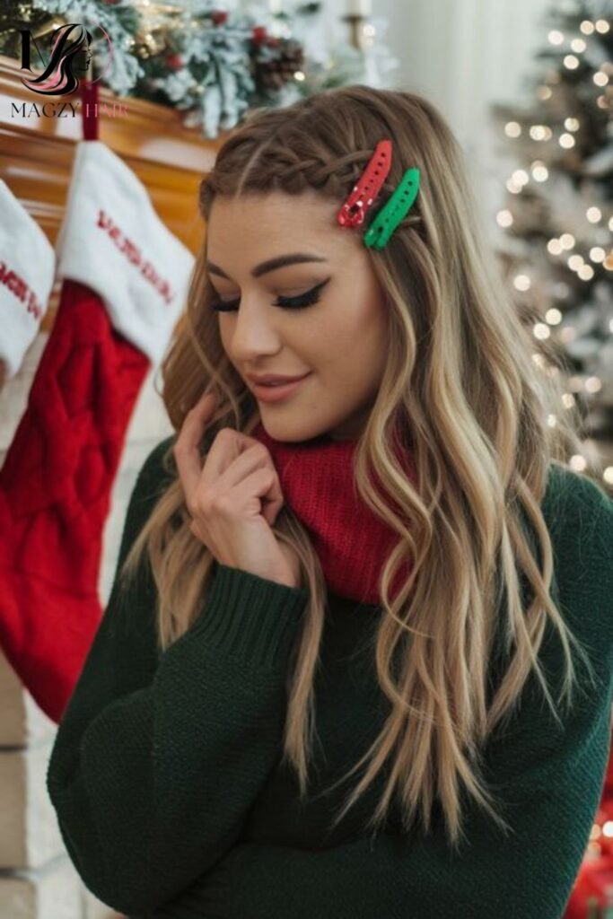 Quick Christmas Hairstyles for Busy Mornings