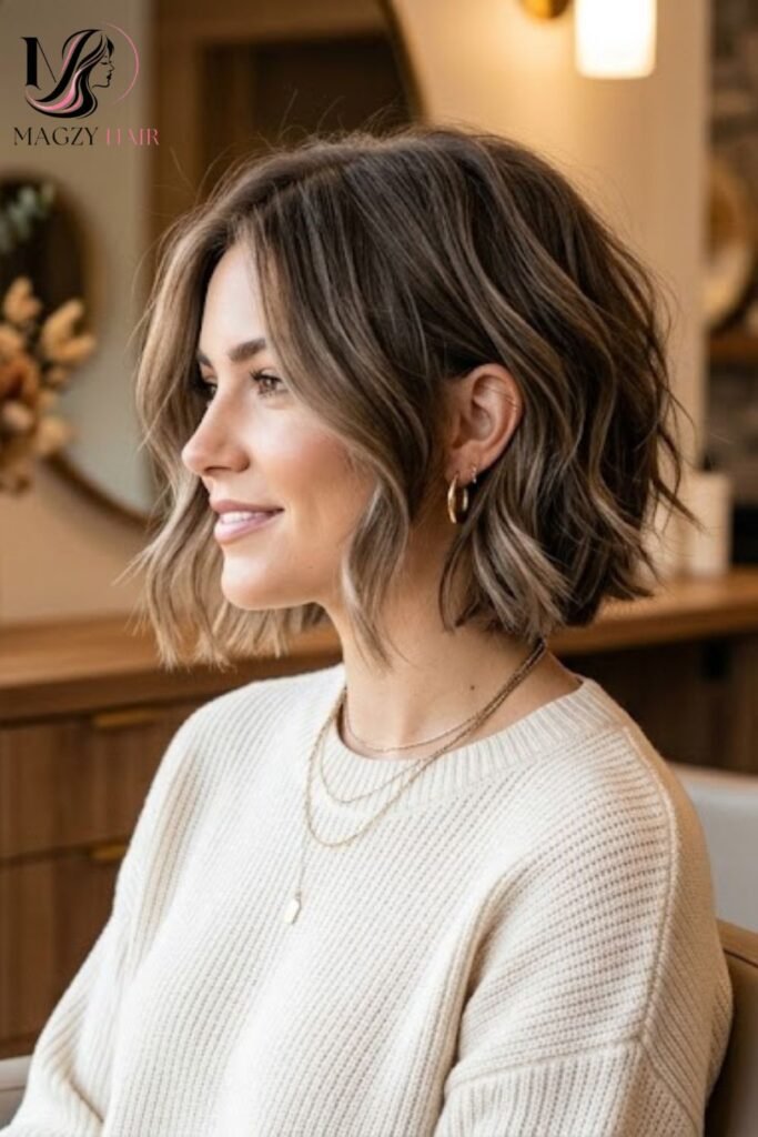 Classic Textured Bob with Internal Layers