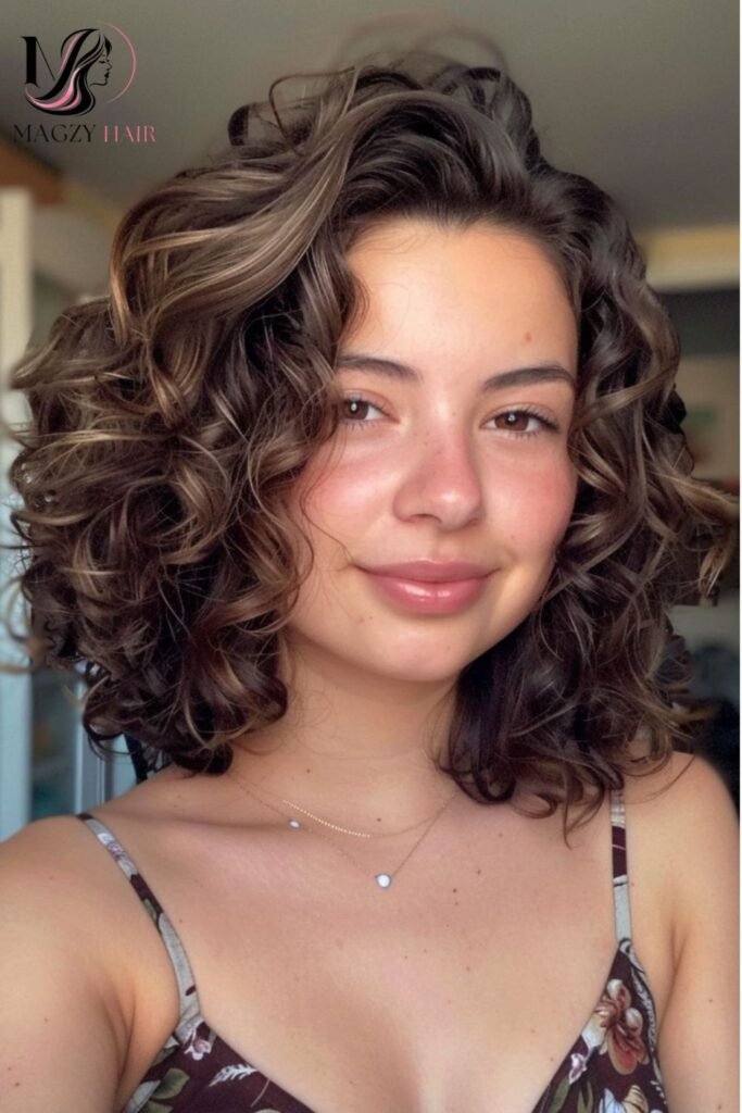 Curly Layered Cut for Thick, Textured Hair