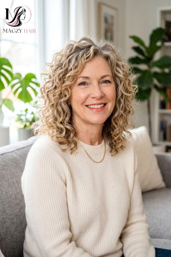 Shoulder Length Curls for Versatile Everyday Styling