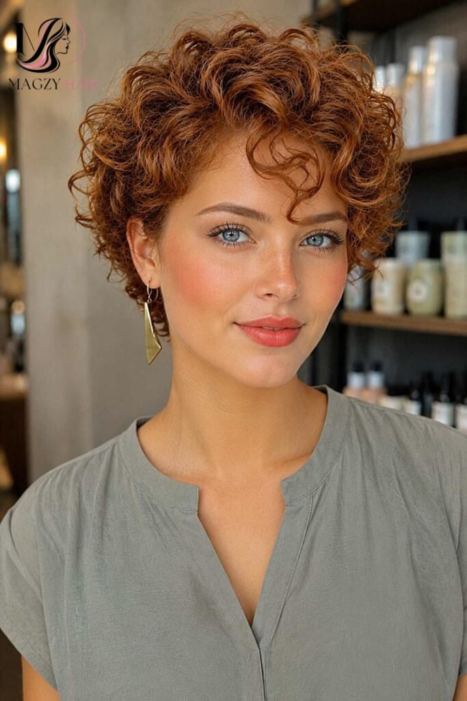 Curly Pixie for Bold, Concentrated Texture