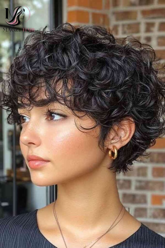 Short Curly Hairstyles Ideas for Fine, Curly Hair