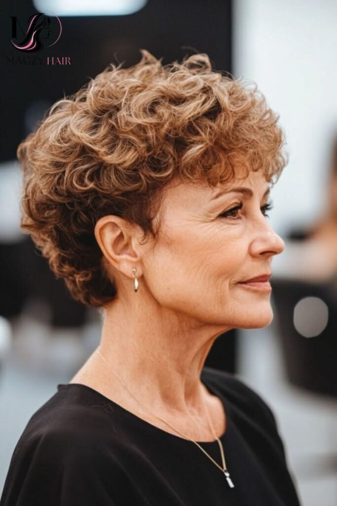Soft Wavy or Curly Short Crop