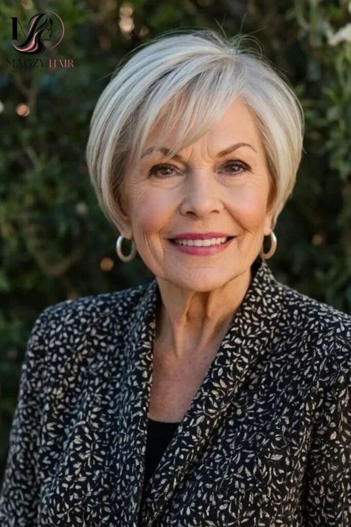 Sleek Short Bob for Special Occasions