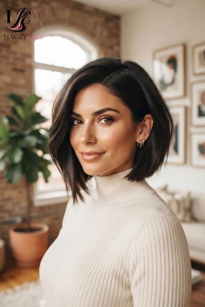 Angled Bob Haircuts for Thick Hair