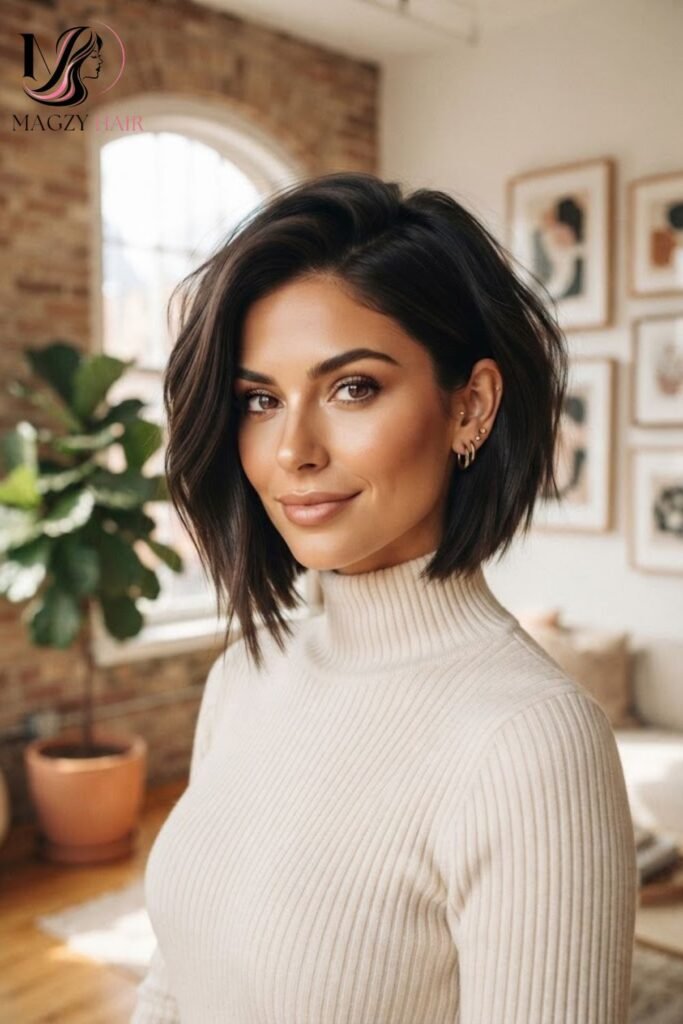 Angled Bob Haircuts for Fine or Thin Hair